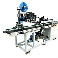 Machine d'étiquetage automatique et de basculement d'étiquettes, applicateur d'étiquettes double face, unité d'impression tamponnée à entraînement électrique pour bouteilles