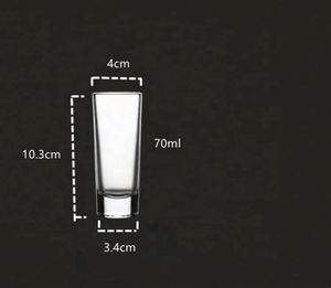 Vasos de chupito transparentes de base gruesa al por mayor, paquete de 12, juego de vasos altos de 2 oz para whisky, tequila, vodka - Product Image 2