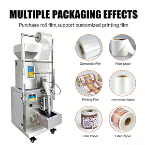 Dry Flower <b>Tea</b> Packing <b>Machine</b> For Granule Spice Powder Coffee Bean Seed Vertical Automatic - Product Image 6