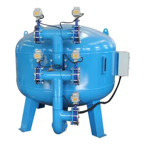 High filtration speed 100 m3/hr Water treatment Sand Filter System to remove suspended solid