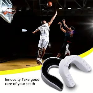 Protège-dents sportif en EVA moulable, absorbant les chocs, pour la boxe, le football, le basketball, protection confortable des dents et de la mâchoire - Product Image 2