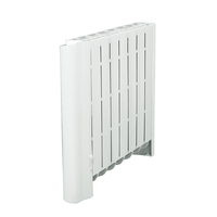 Blanco montado en la pared calentamiento rápido temporizador digital programación bloqueo de teclado 1000 W calentador de habitación de aluminio de convección libre