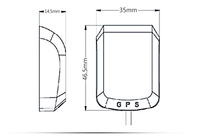 Antenne GPS externe, antenne GNSS avec connecteur SMA