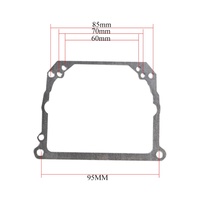 Adaptateur de support de phares LED Xenon/LED en acier Sanvi pour Audi A4L 2009-2018 et pour X5 2008-2013 Neuf