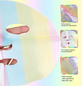 OEM renkli nemlendirici Bio hidrojel kollajen kristal yüz maskesi gökkuşağı - Product Image 3