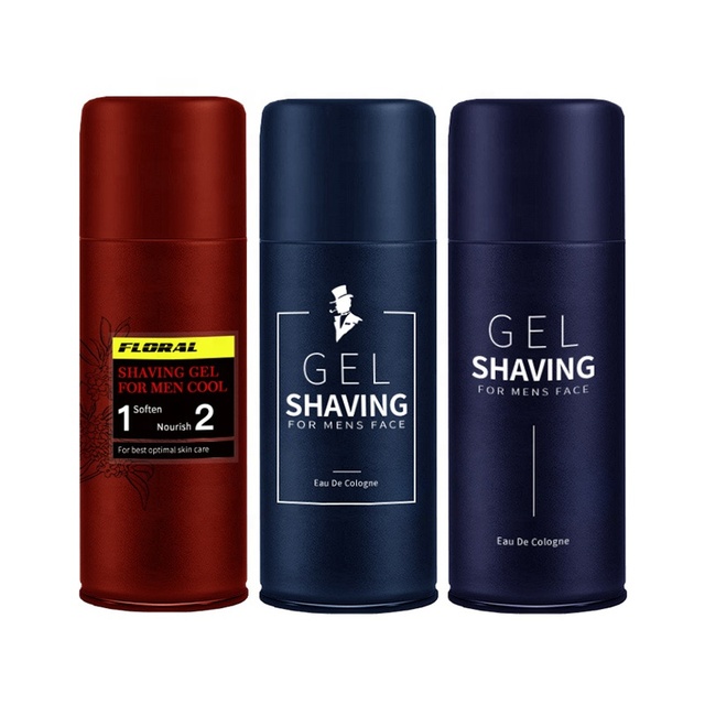 Factory Hot Sale 75ml Barber Shop Shaving Set Aloe Vera Gel Cream for Face Chin Hair Removal Shaving