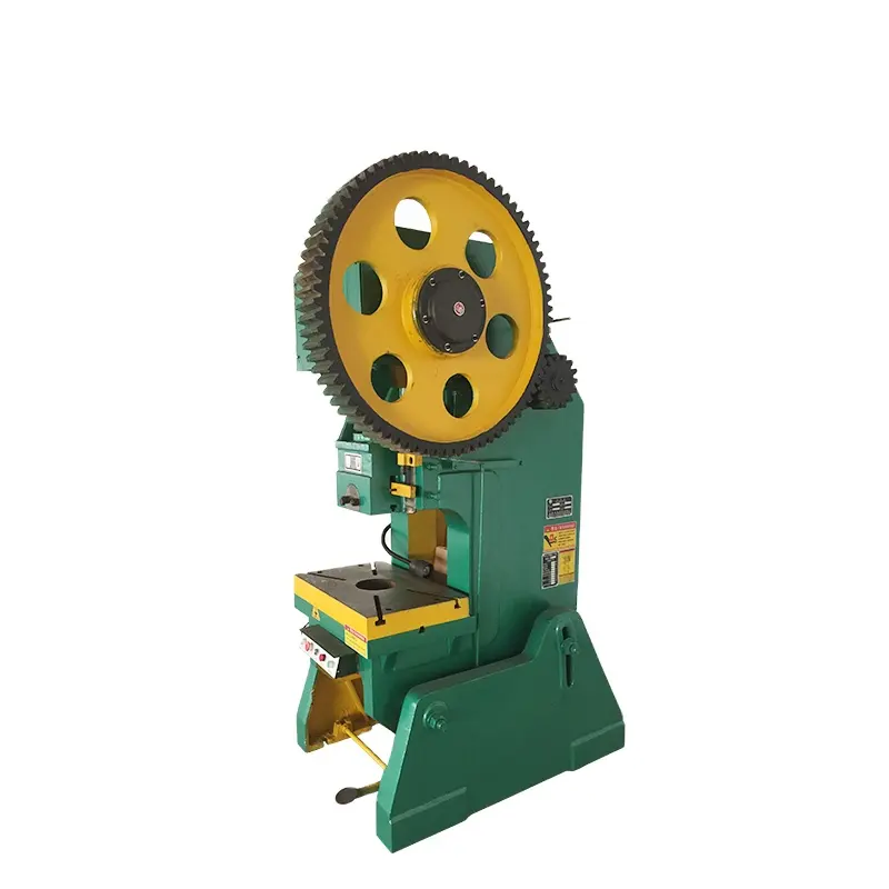 Máquina de prensado y punzonado de J21S-10, máquina de prensado y perforación de potencia mecánica de Garganta Profunda, hoja de metal, en venta