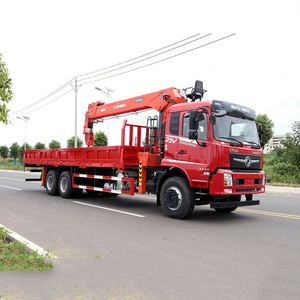 Grúa Montada en Camión Dongfeng D3V con Pluma Recta Shimei de 12T, Robusta y Duradera para Elevación en Terminales de Carga e Ingeniería - Product Image 4