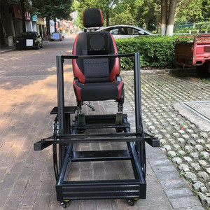 Nouveau design, extrusion d'<span class=keywords><strong>aluminium</strong></span> 40120, cockpit de simulation de course inclinable, cadre de conduite de jeu personnalisable et réglable pour simuler une conduite réelle - Product Image 5