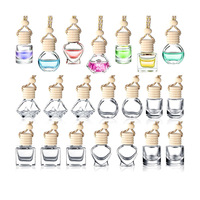 Diffuseur de bouteille d'huile de voiture de parfum de poche suspendu mignon 2ml 3ml 12ml désodorisant en liège pour produits ménagers Base en bois