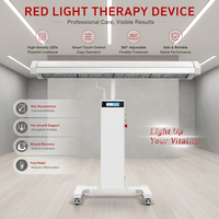 Cama de Terapia de Luz Roja Profesional de Doble Modo, Portátil, con Panel LED Silencioso de 660nm y 850nm para Clínicas de Estética Premium