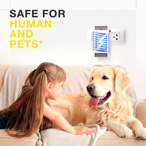 Trampa <span class=keywords><strong>para</strong></span> insectos sin químicos, sin pulverizaciones, olores o venenos, solo conéctelo y controla eficazmente las plagas - Product Image 2