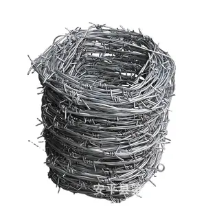 Hot selling 2.5mm galvanized barbed wire with lowest price