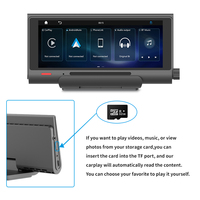 Maustor 7 pouces Portable autoradio stéréo écran tactile téléphone portable sans fil Carplay Android Auto Wifi BT voiture lecteur MP5