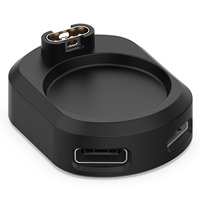 Eraysun Vente Chaude Ovale Adaptateur De Charge Stand (Avec Fonction De Données) Pour Garmin Venu3 Venu3s Vivo Active5 Montre Chargeur Adaptateur