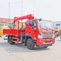 Grue de camionnette 6 tonnes la plus vendue avec vérin hydraulique Liyuan – Fournisseur d'équipements de levage de construction haute performance