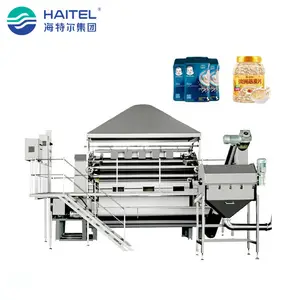 Máquina automática de processamento de linha de produção de aveia e cereal para bebês, mais vendida