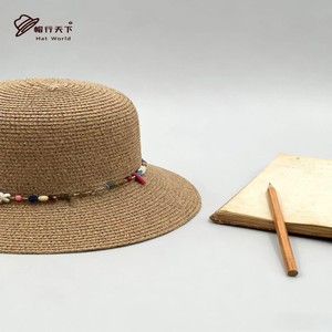 Ladies 'giấy dệt mát Mũ sọc thiết kế phong cách và dễ dàng để phù hợp cho sử dụng ngoài trời bình thường - Product Image 6