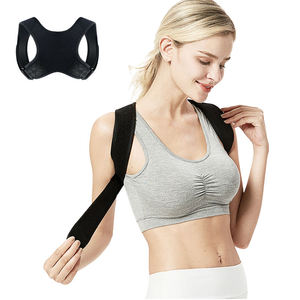 Ayarlanabilir neopren kumaş geri Brace evrensel omuz desteği ve sıkıştırma bakır infüzyon oturan duruş düzeltici - Product Image 3