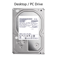Disque dur SATA 3,5 pouces HDS723030ALA640 3 To Deskstar 7K pour PC de bureau, stockage de bureau, grade A testé, 100 % en état, 7200 tr/min