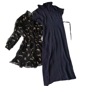 Vestido <span class=keywords><strong>de</strong></span> Gasa Vintage <span class=keywords><strong>de</strong></span> Primera Calidad, Cuello Alto a la Moda, Ropa <span class=keywords><strong>de</strong></span> Mujer <span class=keywords><strong>de</strong></span> Seda Usada, Guardarropa <span class=keywords><strong>de</strong></span> Verano <span class=keywords><strong>de</strong></span> <span class=keywords><strong>Segunda</strong></span> <span class=keywords><strong>Mano</strong></span>, MOQ 45 kg - Product Image 6