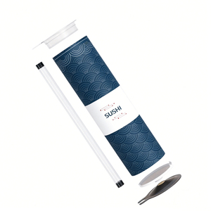 Emballage de tube en papier pour sushi de qualité supérieure, biodégradable, cylindrique, recyclé, emballage de tube à sushi push-up - Product Image 2