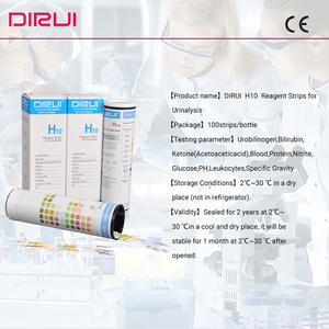 Bandelettes urinaires Dirui H10 pour analyse de l'urine à domicile, avec <span class=keywords><strong>10</strong></span> paramètres : nitrites, leucocytes, protéines, sang - Product Image 4