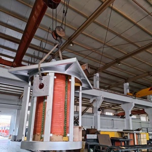 Fourneau à induction pour la fusion de cuivre de récupération, fourneau à <span class=keywords><strong>creuset</strong></span> en graphite, fonderie, machine de coulée de laiton - Product Image 3