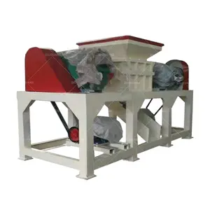 Ce Industrie Plastic Crusher Pijpen Pp Pe Klomp Blok Shredder Fles Recycling Lijn Dubbele As Shredder