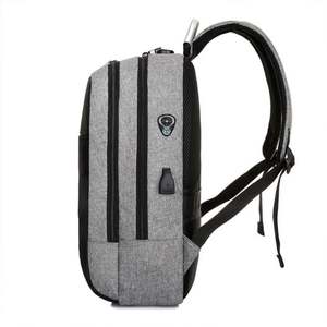 Anti-theft <b>Laptop</b> Backpack with USB 15.6 Inch Oxford Business Backpack <b>Lock</b> Custom Logo Print Carry-On Polyester Lining Unisex - Product Image 5