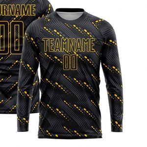 เสื้อฟุตบอลแขนยาวสำหรับผู้ชายระบายอากาศได้ดี แห้งเร็ว เหมาะสำหรับการฝึกซ้อม น้ำหนักเบา ชุดกีฬา - Product Image 2
