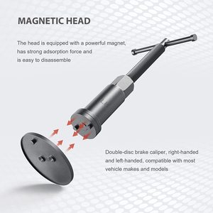 22 Pcs Phổ Pad Báo Chí Loại Bỏ Máy Nén Thiết Lập Lại Gió Trở Lại Nén Sửa Chữa Bộ Piston Tua Lại Kit Đĩa Phanh Caliper Công Cụ - Product Image 5