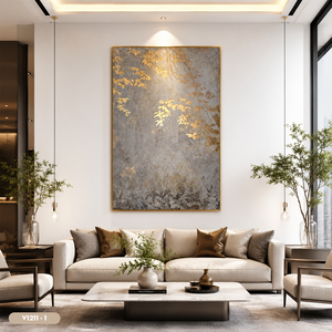 HALO Vietnam Vente en gros d'art mural abstrait moderne en verre trempé, peinture décorative de luxe pour la maison, fabricant, service OEM ODM - Product Image 6