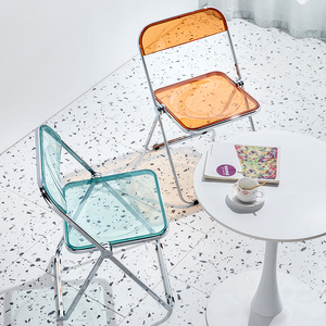 Sedia pieghevole pieghevole acrilico di lusso nordico moderno ala Lounge mobili per la casa in metallo <span class=keywords><strong>soggiorno</strong></span> <span class=keywords><strong>sedie</strong></span> accento per <span class=keywords><strong>soggiorno</strong></span> - Product Image 6