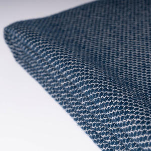 Couverture de lit super douce et solide de style luxueux Couverture bleu marine à chevrons au prix le plus bas - Product Image 4