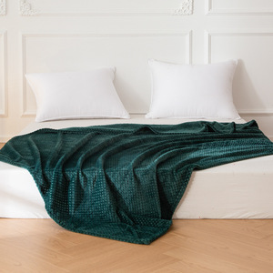 Couverture en flanelle à carreaux d'ananas double face en polyester doux et chaud confortable 100% <span class=keywords><strong>couleur</strong></span> unie pour canapé - Product Image 3