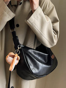 Bolso Bandolera Vintage de Otoño Invierno, Bolso Tote Tipo Cubo de Gran Capacidad, Estilo Retro Premium, para Mujer - Product Image 2