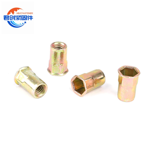 M6 M8 M10 mur keling kepala datar Hex ganda Countersunk ASTM B7 B7M A325 A307 kelas 2 5 baja biru kuning seng lapisan Aluminium - Product Image 1