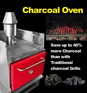 Four à charbon <span class=keywords><strong>de</strong></span> <span class=keywords><strong>bois</strong></span> avec/sans armoire, gril barbecue, équipement <span class=keywords><strong>de</strong></span> cuisine pour la préparation <span class=keywords><strong>de</strong></span> barbecues - Product Image 3