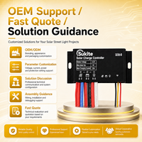 Contrôleur solaire PWM Sukite facile à utiliser 3230 3.2V 32W 20A pour éclairage public à énergie solaire avec capteur
