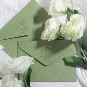 Sobres de Papel con Monograma Personalizado para Boda, Regalo para Despedida de Soltera, Tarjetas de Invitación de 5x7 - Product Image 4