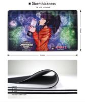Tapis de souris de jeu en néoprène antidérapant personnalisé, base en caoutchouc, 24x14 pouces, le plus vendu, pour jeux de cartes, bureau et configuration PC