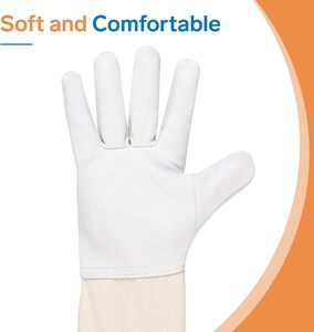 Dày da dê nghề nuôi ong găng tay cho nam giới và phụ nữ Điều kiện Mới nghề nuôi ong Nguồn cung cấp - Product Image 3