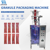 Machine d'emballage de granulés en sachets à coins arrondis, pour sucre blanc, structure entièrement réglable, haute efficacité, personnalisable