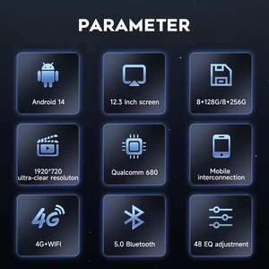 Diboev 12.3 inch màn hình cảm ứng GPS Carplay đa phương tiện Máy nghe nhạc nâng cấp Android 14 đài phát thanh cho BMW 5 Series 2013-2017 - Product Image 6