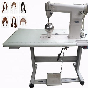 Machine à coudre industrielle à une aiguille pour la fabrication de perruques en cheveux naturels, avec boule, en promotion - Product Image 5