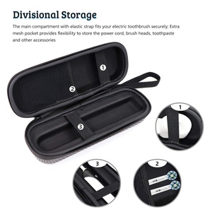 Estuche rígido de EVA con diseño personalizado para <span class=keywords><strong>Oral</strong></span>-<span class=keywords><strong>B</strong></span> <span class=keywords><strong>Pro</strong></span> 1000, accesorios electrónicos recargables para cepillos de dientes, bolsa de viaje - Product Image 3
