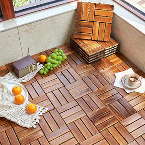 ไม้พื้นไม้จริงสำหรับปูพื้นภายนอก ขนาด 30*30*2.3 ซม. ไม่เคลือบผิว สำหรับทำระเบียงและพื้นไม้กลางแจ้ง ขายส่งจากโรงงาน - Product Image 2