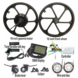 <span class=keywords><strong>Kit</strong></span> <span class=keywords><strong>de</strong></span> <span class=keywords><strong>Motor</strong></span> <span class=keywords><strong>para</strong></span> Scooter con Frenos <span class=keywords><strong>de</strong></span> Disco y Engranajes Sin Escobillas <span class=keywords><strong>de</strong></span> 16 Pulgadas, 36V 48V 350W 500W, <span class=keywords><strong>Kit</strong></span> <span class=keywords><strong>de</strong></span> Conversión <span class=keywords><strong>para</strong></span> <span class=keywords><strong>Bicicleta</strong></span> <span class=keywords><strong>Eléctrica</strong></span> - Product Image 2