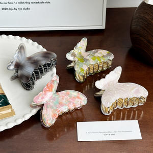 She Shares Accessoires Super Fairy Butterfly Claw Clip High-end Sensation Acétate Hair Clip <span class=keywords><strong>Cheveux</strong></span> Femme - Product Image 3